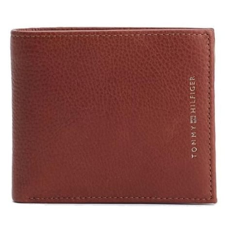 Tommy Hilfiger Wallet - PREMIUM LEATHER CC FLAP AND COIN brown