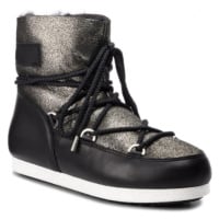 Dámské nízké zimní boty MOON BOOT Far Side Low SH Stardust black platinum