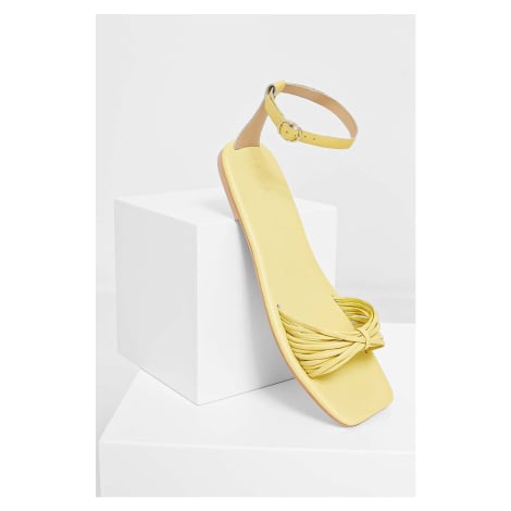 Sandály Answear Lab Dámské, žlutá barva