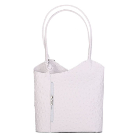 Dámské kožené kabelky Alexandra bíla