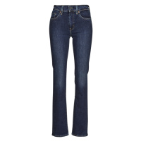 Levis 724 HIGH RISE STRAIGHT Modrá