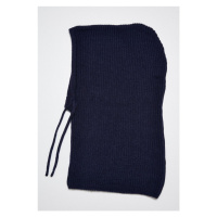 Knitted Wool Mix Balaclava - spaceblue