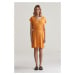 ŠATY GANT LINEN BLEND DRESS MEDAL YELLOW