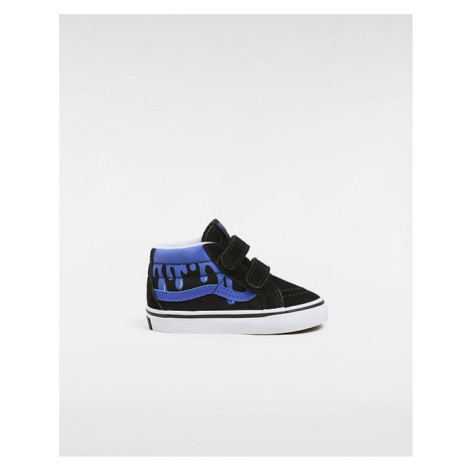 VANS Toddler Sk8-mid Reissue Hook And Loop Shoes Toddler Black, Size