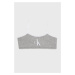 Dětská podprsenka Calvin Klein Underwear šedá barva