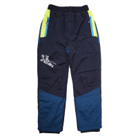 Chlapecké šusťákové kalhoty, zateplené - Wolf B2273, tmavě modrá/ petrol Barva: Modrá tmavě