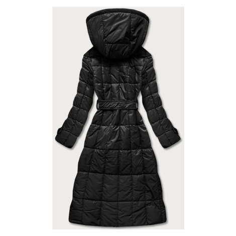Klasický černý dámský prošívaný kabát (AG2-J83) Ann Gissy