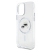 Karl Lagerfeld IML K&CH Heads Metal Frame MagSafe Zadní Kryt pro iPhone 12/12 Pro Transparent