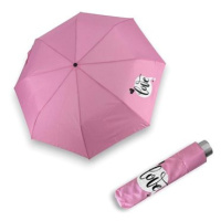 Doppler Mini Light Kids Pink Love - dětský skládací deštník růžová