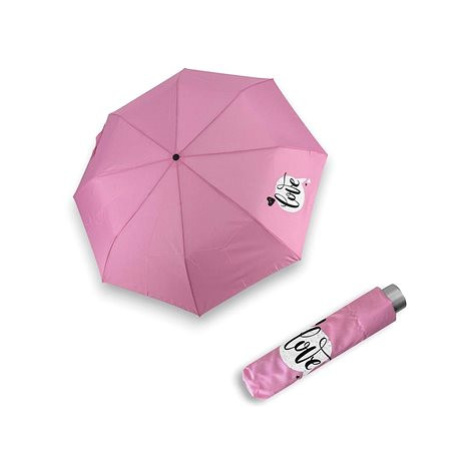 Doppler Mini Light Kids Pink Love - dětský skládací deštník růžová