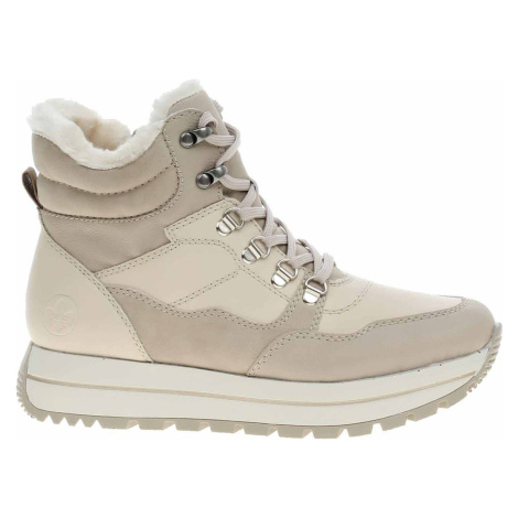 Rieker Dámská kotníková obuv N4002-60 beige Béžová