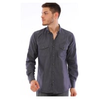 G722 DEWBERRY MEN'S SHIRT-ANTHRACITE