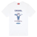 Tričko diesel t-diegor-k69 t-shirt bright white