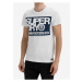Bílé pánské tričko Superdry Denim Goods Co Print Tee