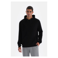 Dagi Black Hooded Long Sleeve Sweatshirt