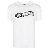 Les Hommes LKT200-703P | Round Neck T-Shirt Bílá