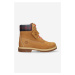 Semišové workery Timberland 6IN Hert BT Cupsole W dámské, hnědá barva, na plochém podpatku, lehc