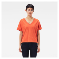 G-STAR T-shirt - Joosa v-neck tee orange