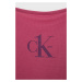 Dětská noční košile Calvin Klein Underwear fialová barva, hladká