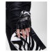 Rukavice karl lagerfeld k/karl seven zebra glove černá