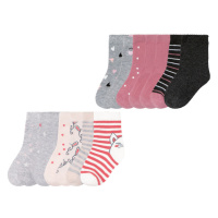 lupilu® Dívčí ponožky s BIO bavlnou, 7 párů (child 2 years onwards#female)