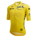 SANTINI Cyklistický dres s krátkým rukávem - TOUR DE FRANCE LEADER 2023 - žlutá