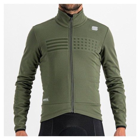 SPORTFUL Cyklistická zateplená bunda - TEMPO - zelená