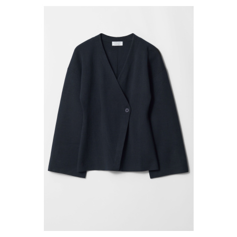 H & M - Asymetrický kardigan - modrá H&M