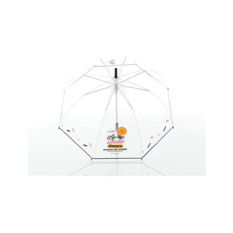 Doppler Kids Lang AC Transparent SUNSHINE - dětský holový deštník transparentní