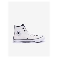 Bílé dámské kožené kotníkové tenisky Converse Chuck Taylor All Star Fall