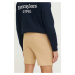 Bavlněné šortky Tommy Jeans béžová barva, DM0DM19153