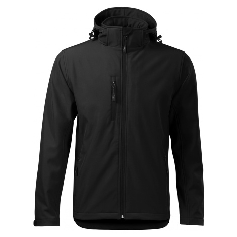 MALFINI® Pánská 3vrstvá softshellová bunda s prodlouženým zadním dílem, černá
