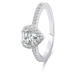 Brilio Silver Romantický stříbrný prsten Srdce RI047W