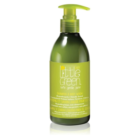 Little Green Baby šampon a sprchový gel 2 v 1 pro děti od narození 240 ml