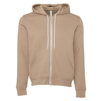 Canvas CV3739CV3739 Unisex mikina s kapucí na zip CV3739 Tan