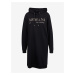 Černé dámské mikinové šaty s kapucí Armani Exchange