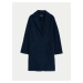 Tmavě modrý dámský kabát Marks & Spencer