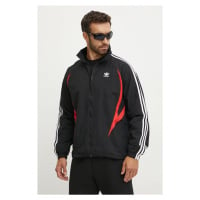 Bunda adidas Originals pánská, černá barva, přechodná, IY2092