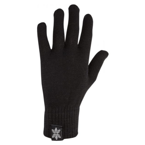 Willard LODALO Dámské pletené rukavice, černá, velikost
