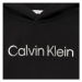 Calvin Klein Jeans INSTITUTIONAL SILVER LOGO HOODIE Černá