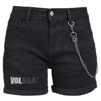 Volbeat EMP Signature Collection Dámské kraťasy - Hotpants černá