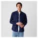 Košile GAP Slim-Fit Poplin Shirt Tapestry Navy