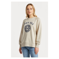 MIKINA GANT USA OVERSIZED C-NECK SWEAT hnědá