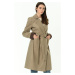 Z6640 DEWBERRY WOMEN'S COAT-BEIGE