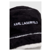 Klobouk Karl Lagerfeld černá barva