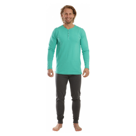 Pánské pyžamo Gino zelené (79115)