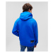 Mikina karl lagerfeld jeans klj logo hoodie modrá