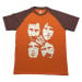 The Who tričko, Faces Raglan Sleeves Brown &amp; Orange, pánské