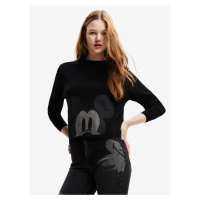 Mickey Patch Denim Svetr Desigual