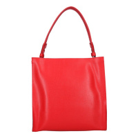 Dámská kožená kabelka Facebag Ange - červená